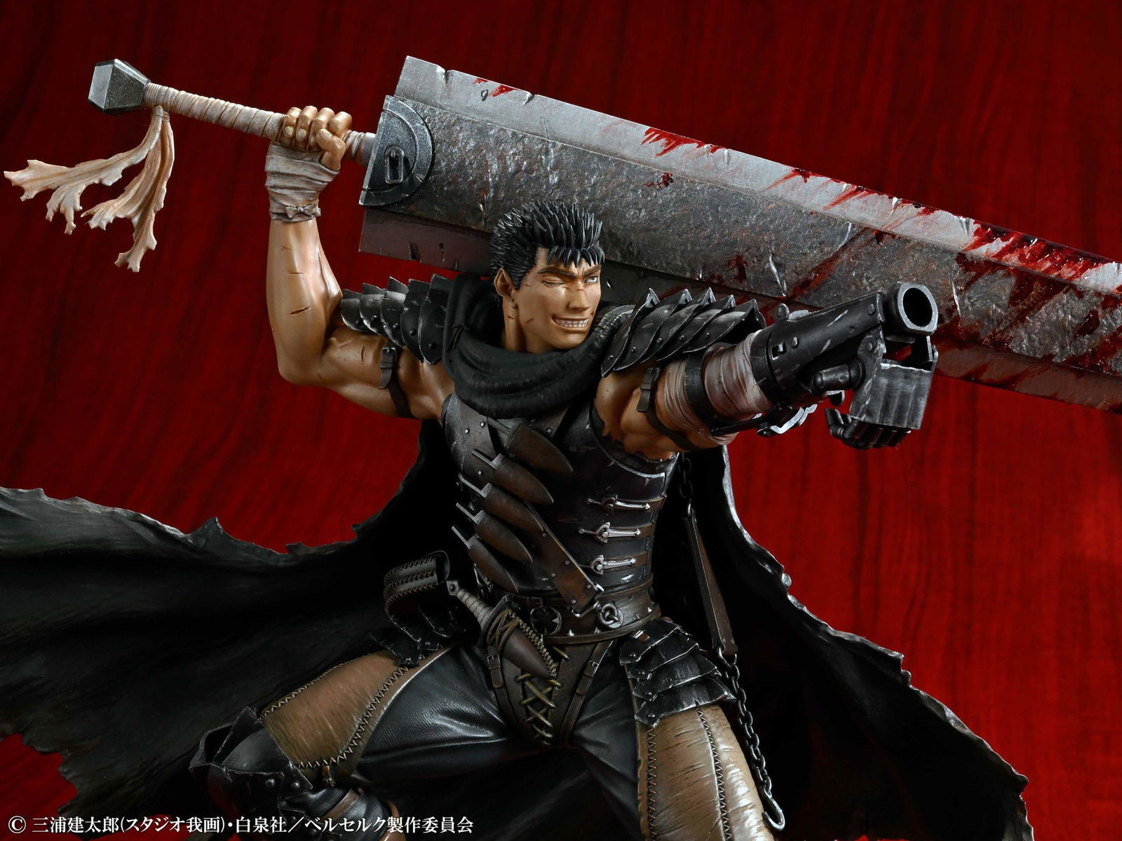 Berserk PVC Statue 1/7 Guts Black Swordsman Ver. 26 cm Scalefiguren Yokina