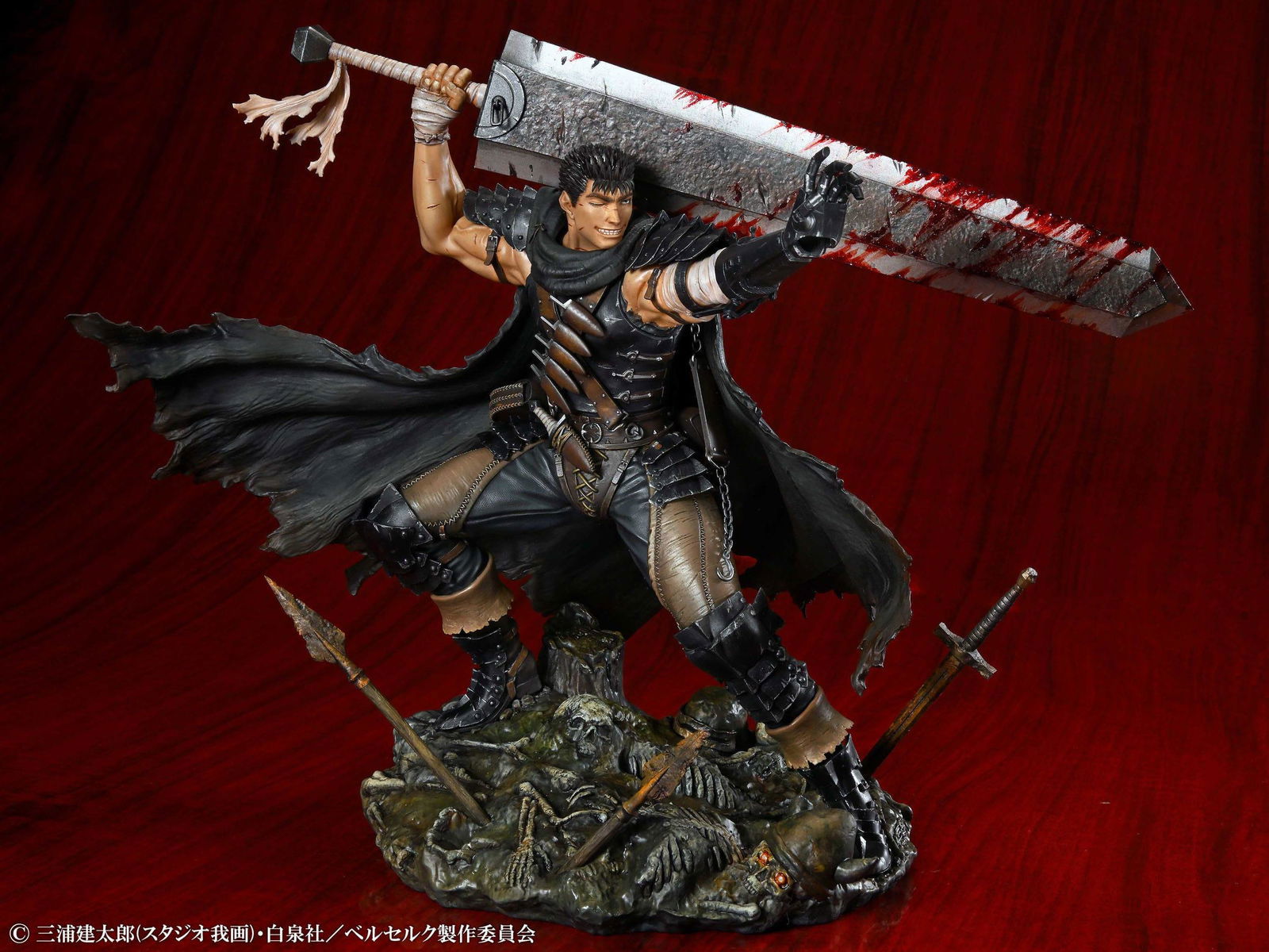 Berserk PVC Statue 1/7 Guts Black Swordsman Ver. 26 cm Scalefiguren Yokina