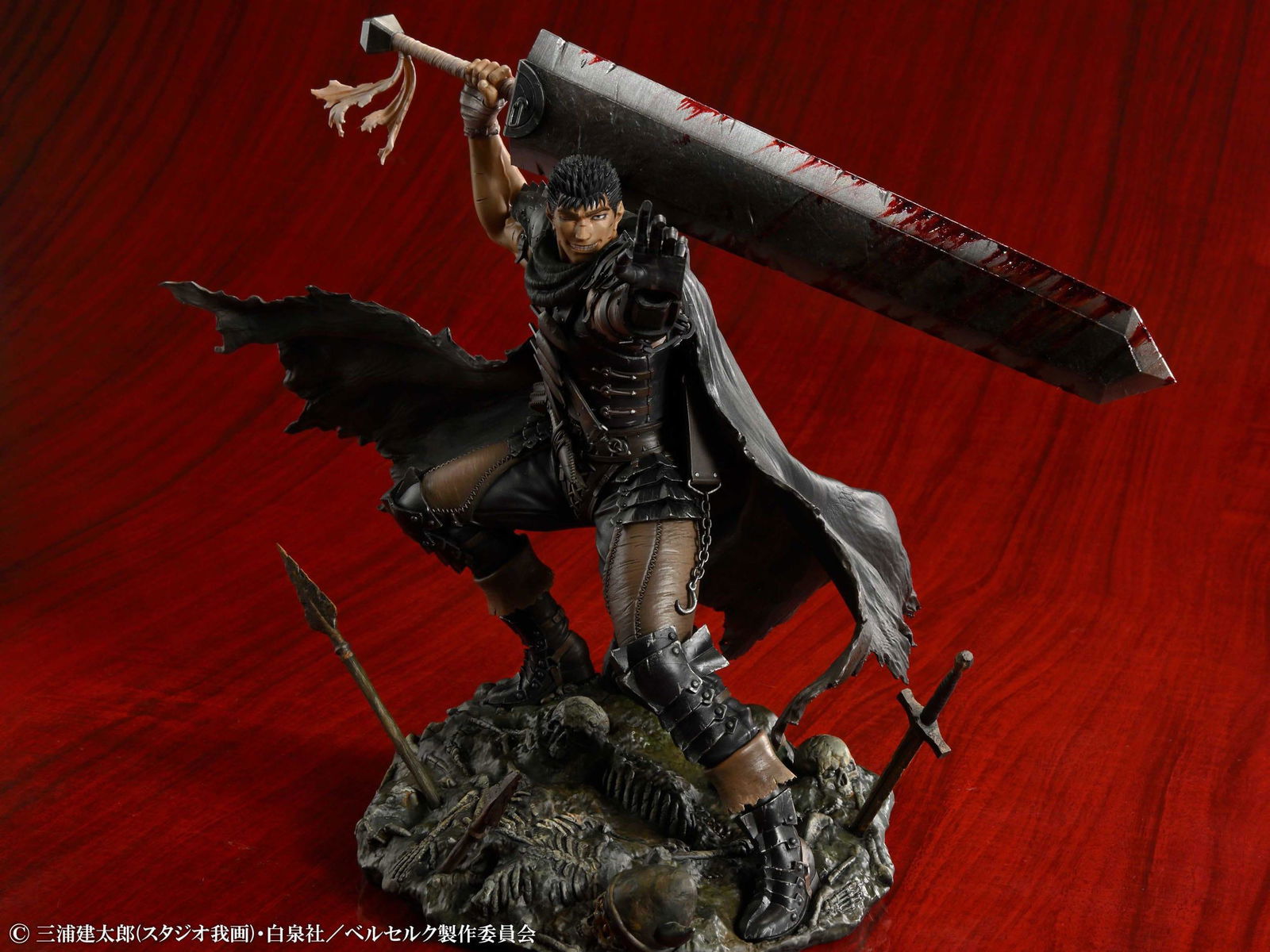 Berserk PVC Statue 1/7 Guts Black Swordsman Ver. 26 cm Scalefiguren Yokina