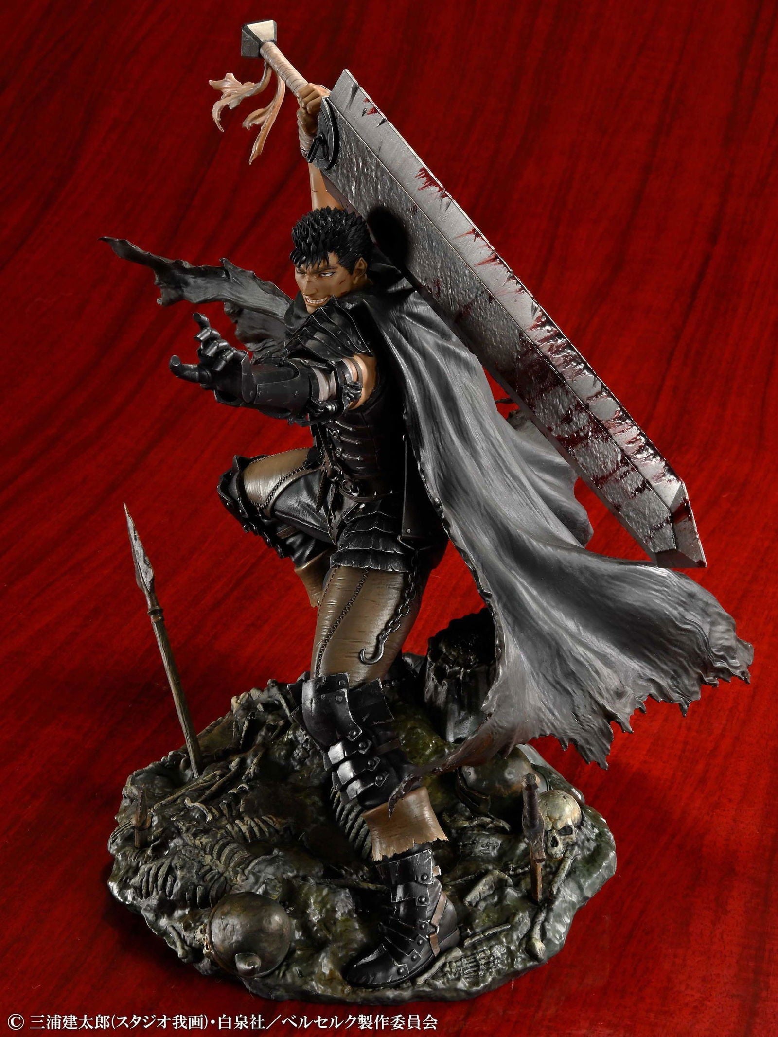Berserk PVC Statue 1/7 Guts Black Swordsman Ver. 26 cm Scalefiguren Yokina