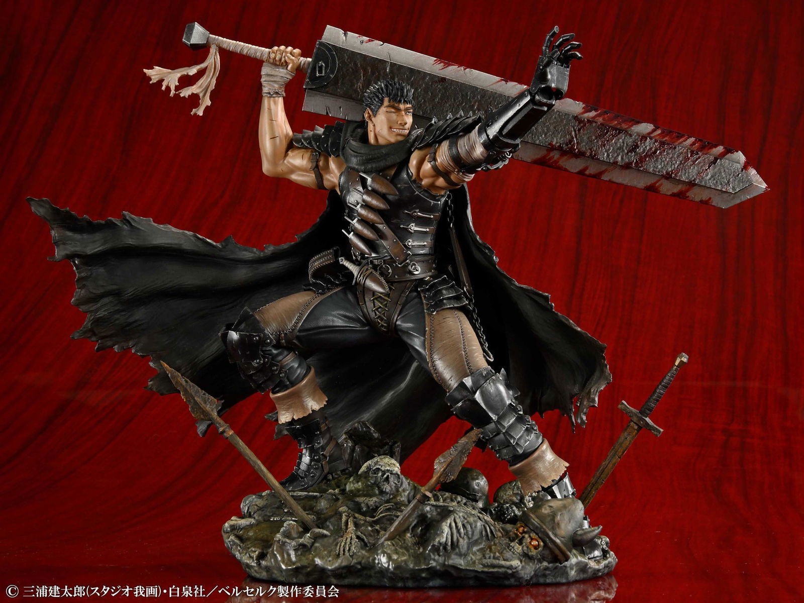 Berserk PVC Statue 1/7 Guts Black Swordsman Ver. 26 cm Scalefiguren Yokina