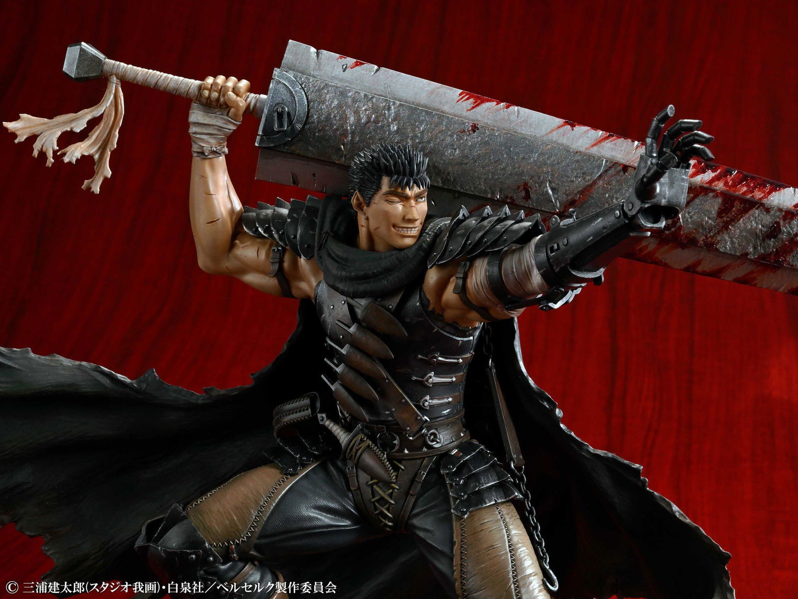 Berserk PVC Statue 1/7 Guts Black Swordsman Ver. 26 cm Scalefiguren Yokina