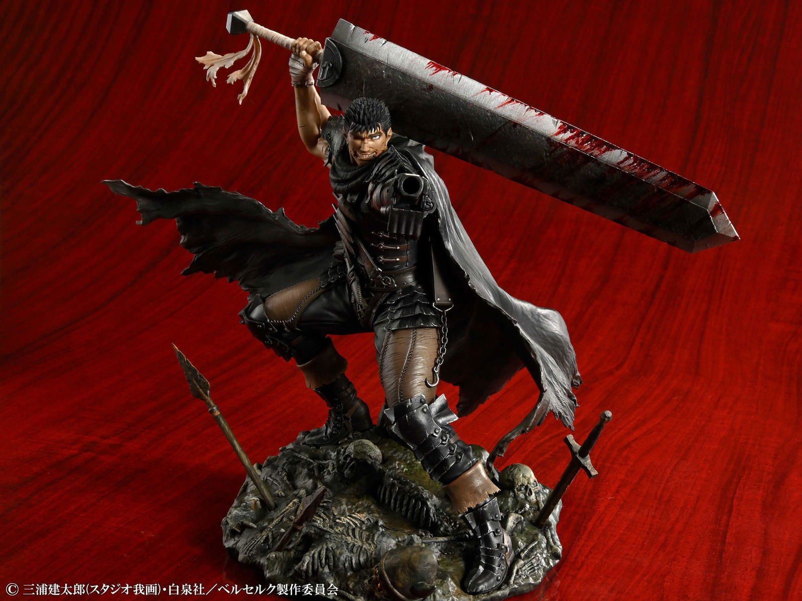 Berserk PVC Statue 1/7 Guts Black Swordsman Ver. 26 cm Scalefiguren Yokina