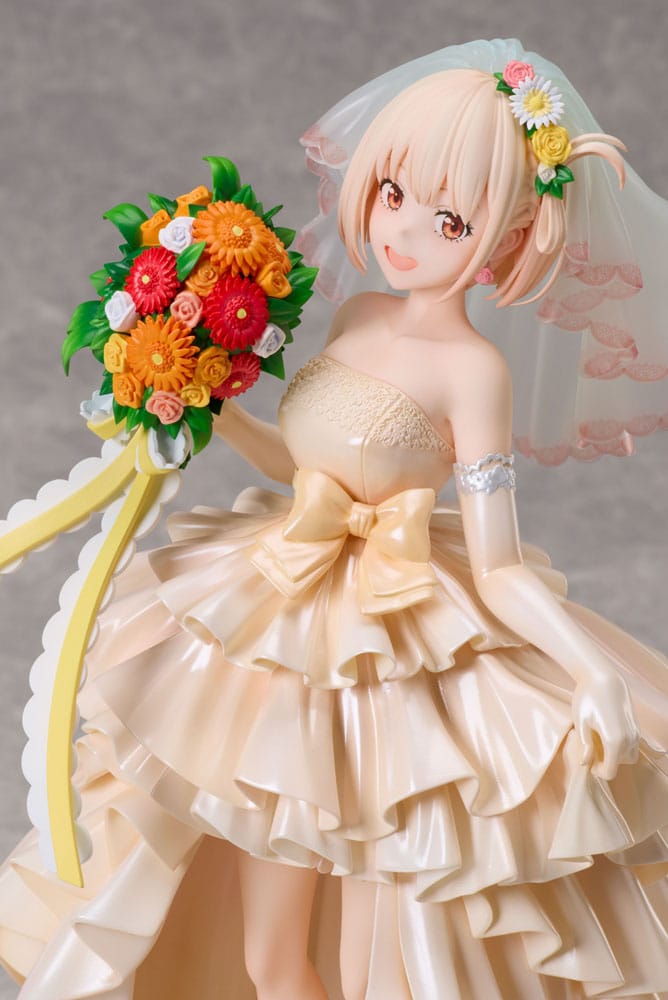 Chisato Nishikigi Wedding dress Ver. 26 cm Lycoris Recoil PVC Statue 1/7 Scalefiguren Yokina