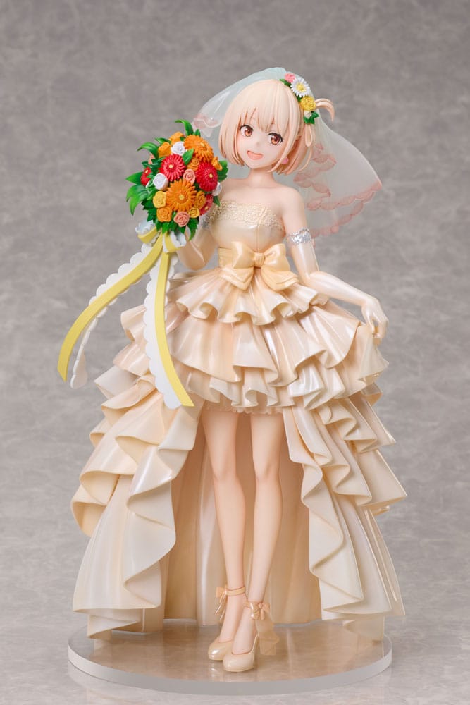 Chisato Nishikigi Wedding dress Ver. 26 cm Lycoris Recoil PVC Statue 1/7 Scalefiguren Yokina