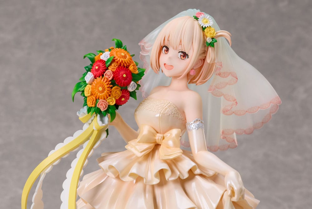 Chisato Nishikigi Wedding dress Ver. 26 cm Lycoris Recoil PVC Statue 1/7 Scalefiguren Yokina