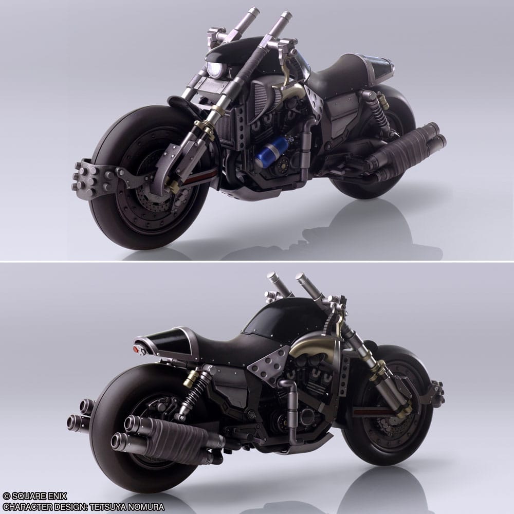 Cloud Strife & Hardy-Daytona Bring Arts Actionfigur und Fahrzeug 15 cm Final Fantasy VII Figmas Yokina