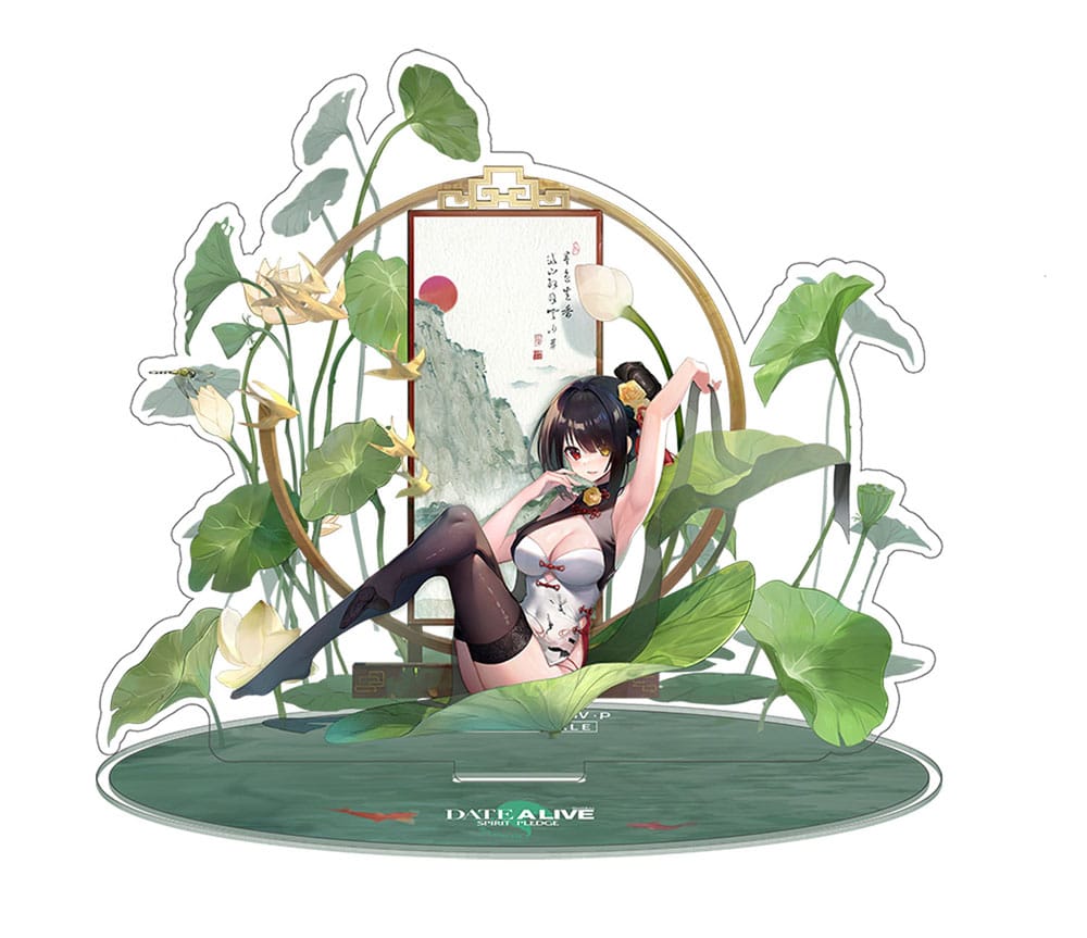 Date A Live: Spirit Pledge PVC Statue 1/7 Kurumi Tokisaki Ink Black China Dress Ver. 22 cm Scalefiguren Yokina