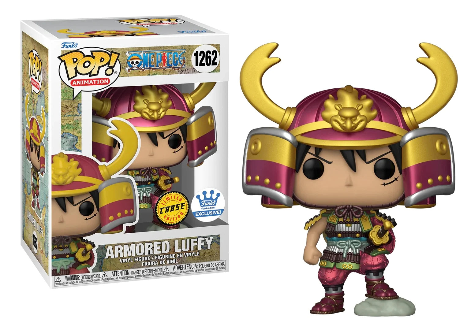 One Piece POP! Animation Vinyl Figur Armored Luffy w/CH 9 cm Funko POP! Yokina
