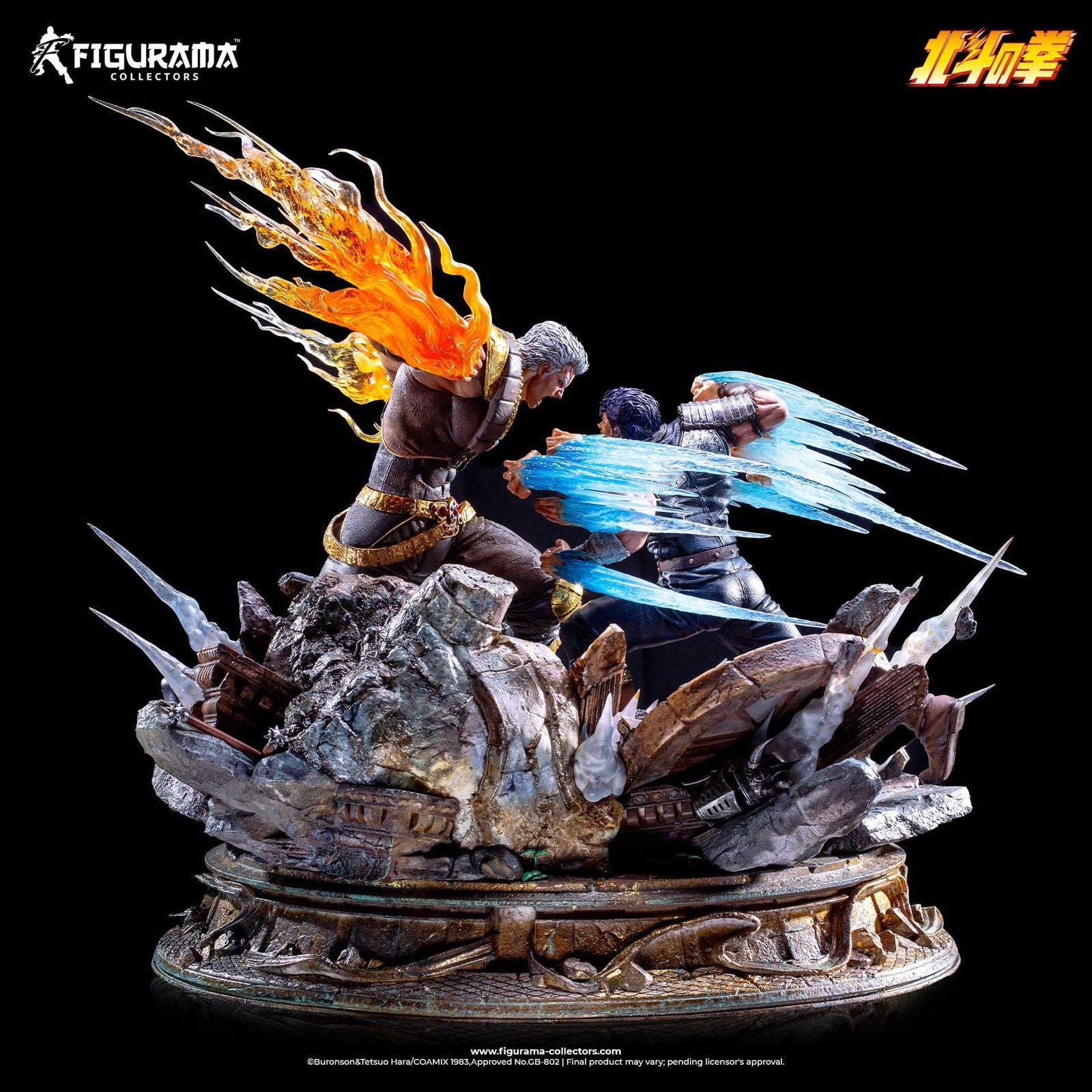 Fist of the North Star Elite Exclusive Statue 1/6 Kenshiro vs Raoh 59 cm Scalefiguren Yokina