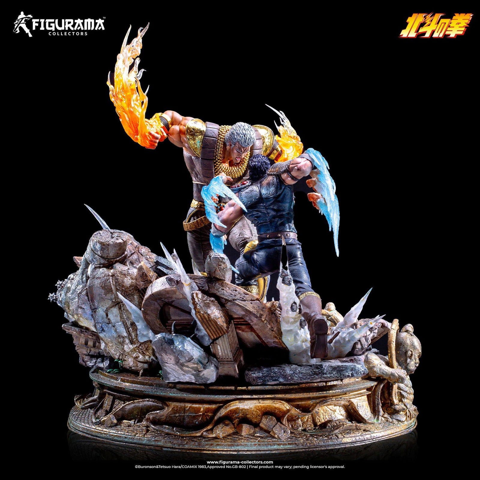 Fist of the North Star Elite Exclusive Statue 1/6 Kenshiro vs Raoh 59 cm Scalefiguren Yokina