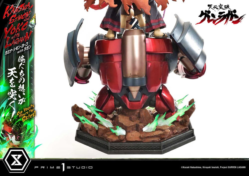 Gurren Lagann Ultimate Premium Masterline Series Statue 1/4 Kamina, Simon & Yoko with Lagann 97 cm Scalefiguren Yokina