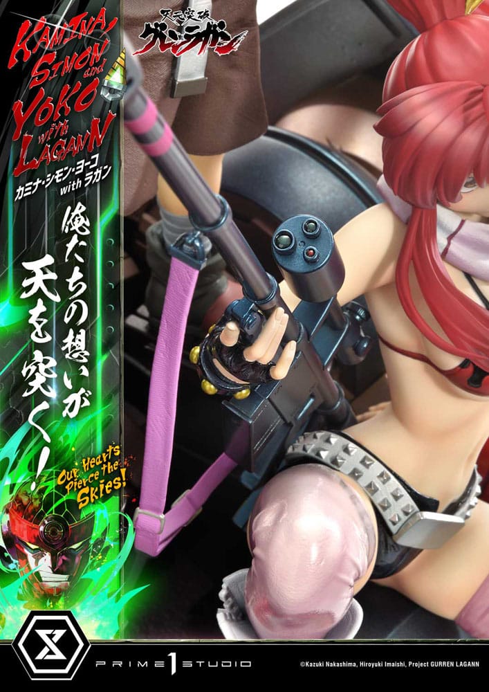 Gurren Lagann Ultimate Premium Masterline Series Statue 1/4 Kamina, Simon & Yoko with Lagann 97 cm Scalefiguren Yokina