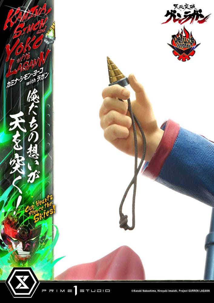 Gurren Lagann Ultimate Premium Masterline Series Statue 1/4 Kamina, Simon & Yoko with Lagann Deluxe Version 97 cm Scalefiguren Yokina