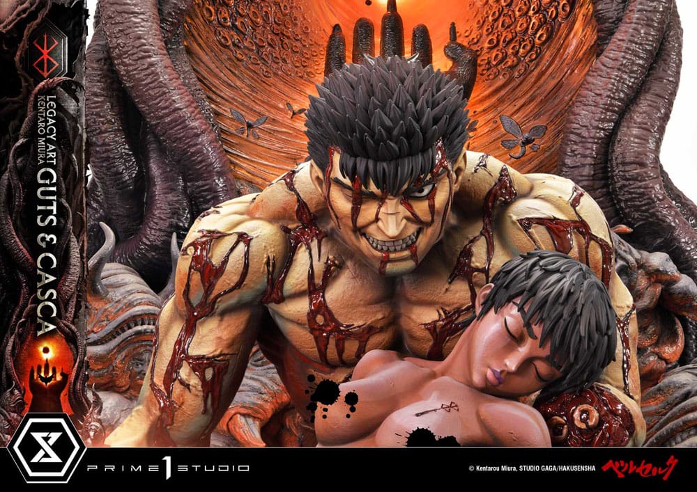 Guts & Casca Ultimate Legacy Art Kentaro Miura Statue 1/4 72 cm Berserk Scalefiguren Yokina