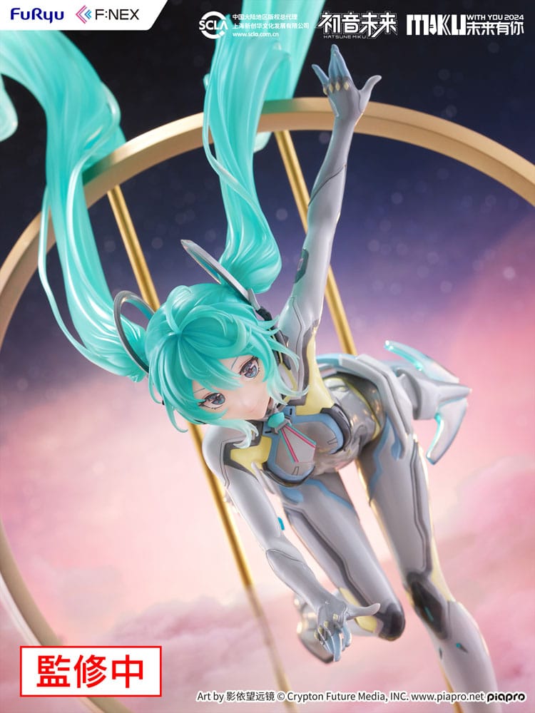 Miku with You 2024 Ver. F:NEX PVC Statue 1/7 29 cm Hatsune Miku Scalefiguren Yokina