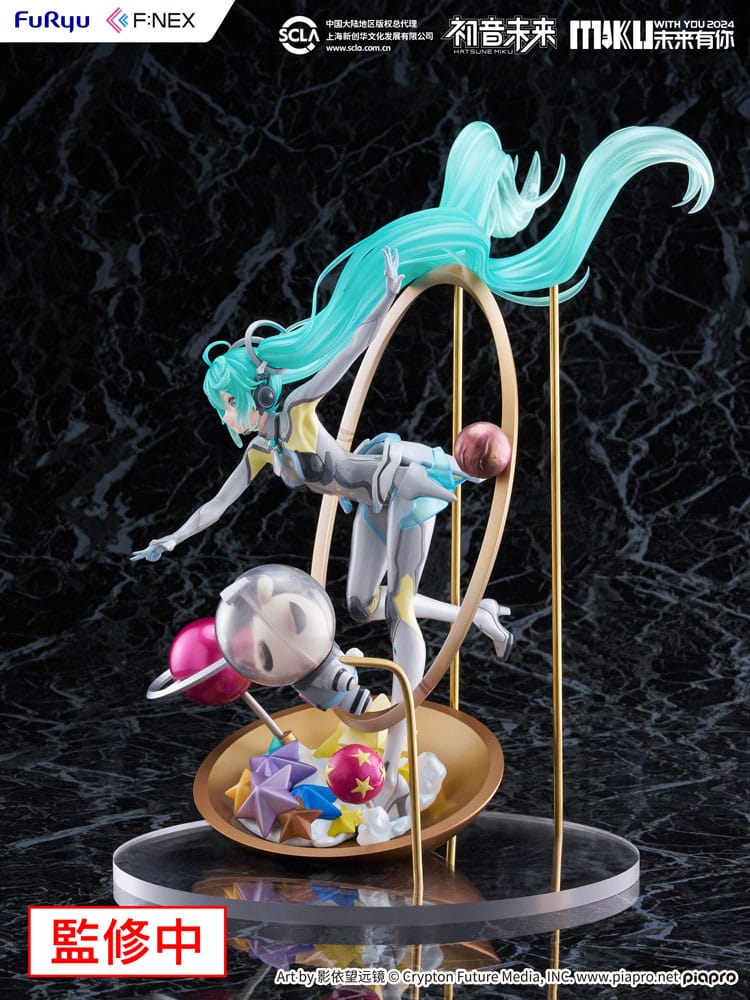 Miku with You 2024 Ver. F:NEX PVC Statue 1/7 29 cm Hatsune Miku Scalefiguren Yokina