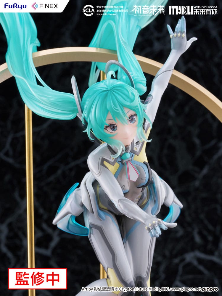 Miku with You 2024 Ver. F:NEX PVC Statue 1/7 29 cm Hatsune Miku Scalefiguren Yokina