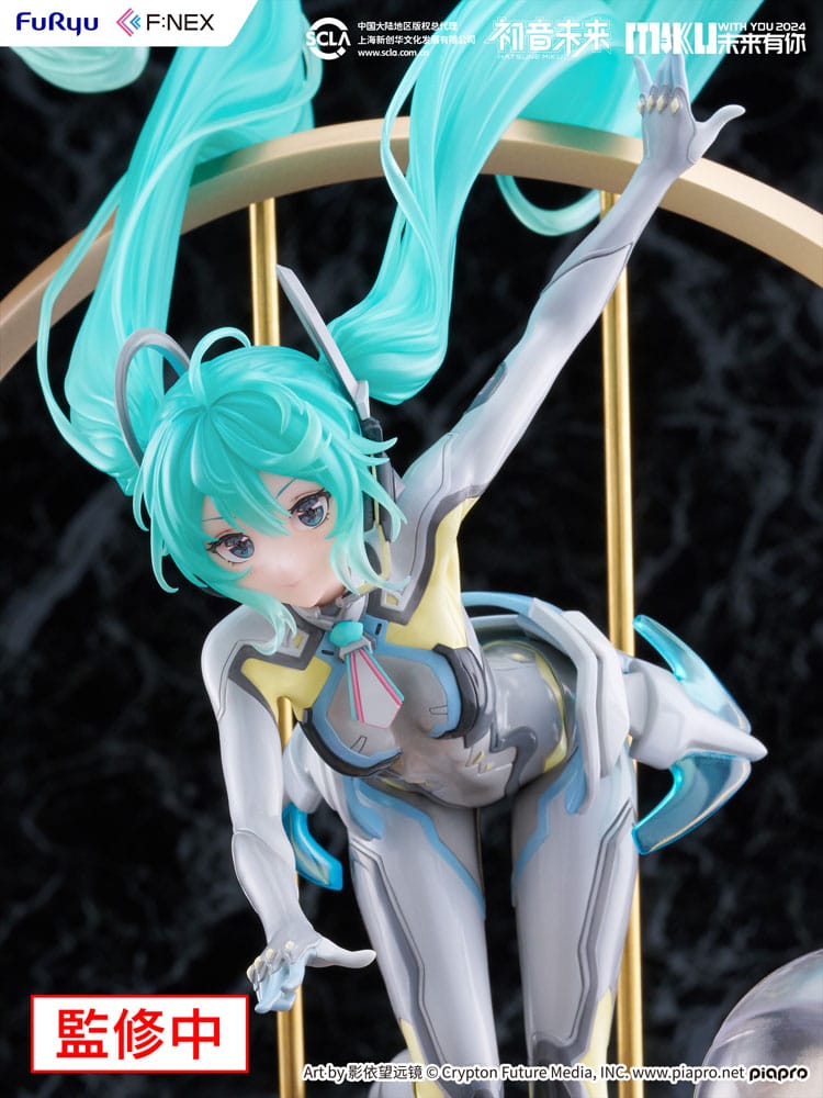 Miku with You 2024 Ver. F:NEX PVC Statue 1/7 29 cm Hatsune Miku Scalefiguren Yokina