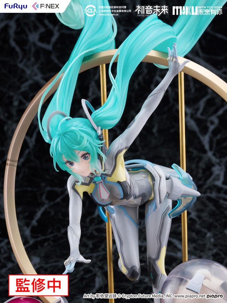 Miku with You 2024 Ver. F:NEX PVC Statue 1/7 29 cm Hatsune Miku Scalefiguren Yokina