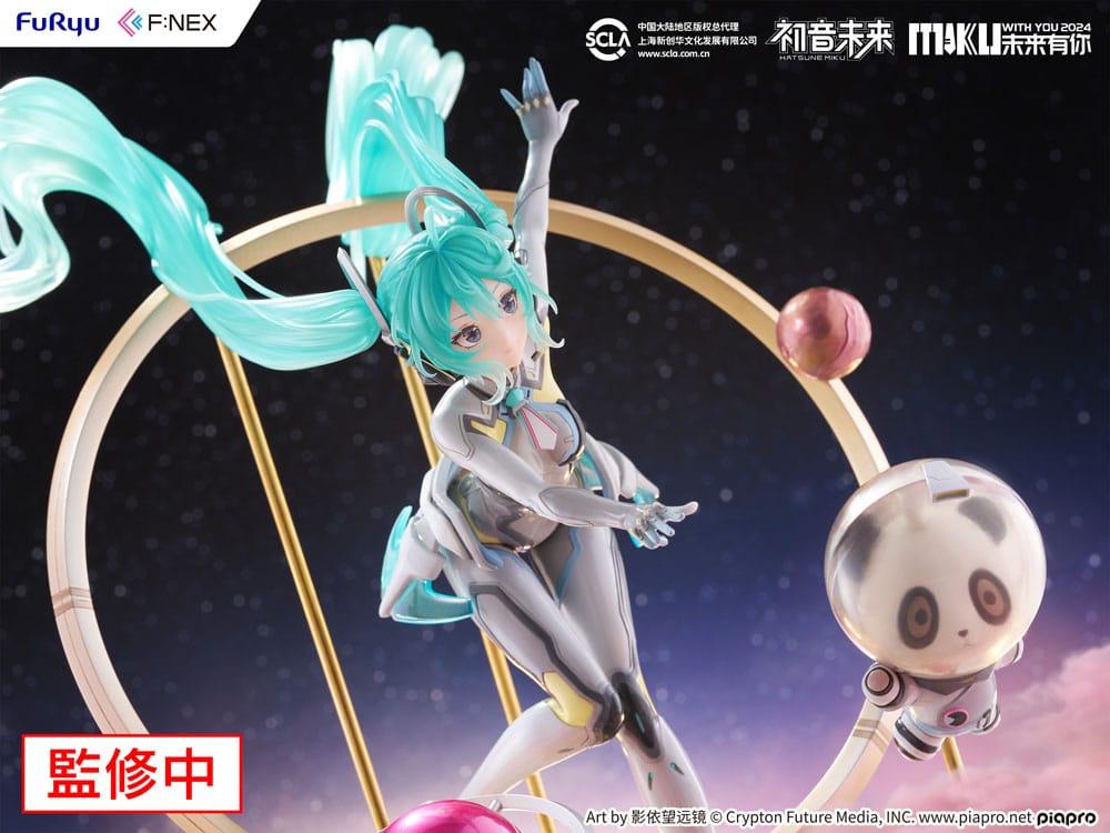 Miku with You 2024 Ver. F:NEX PVC Statue 1/7 29 cm Hatsune Miku Scalefiguren Yokina