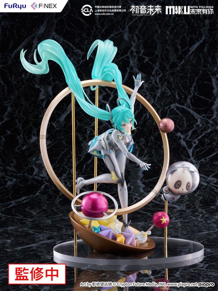 Miku with You 2024 Ver. F:NEX PVC Statue 1/7 29 cm Hatsune Miku Scalefiguren Yokina