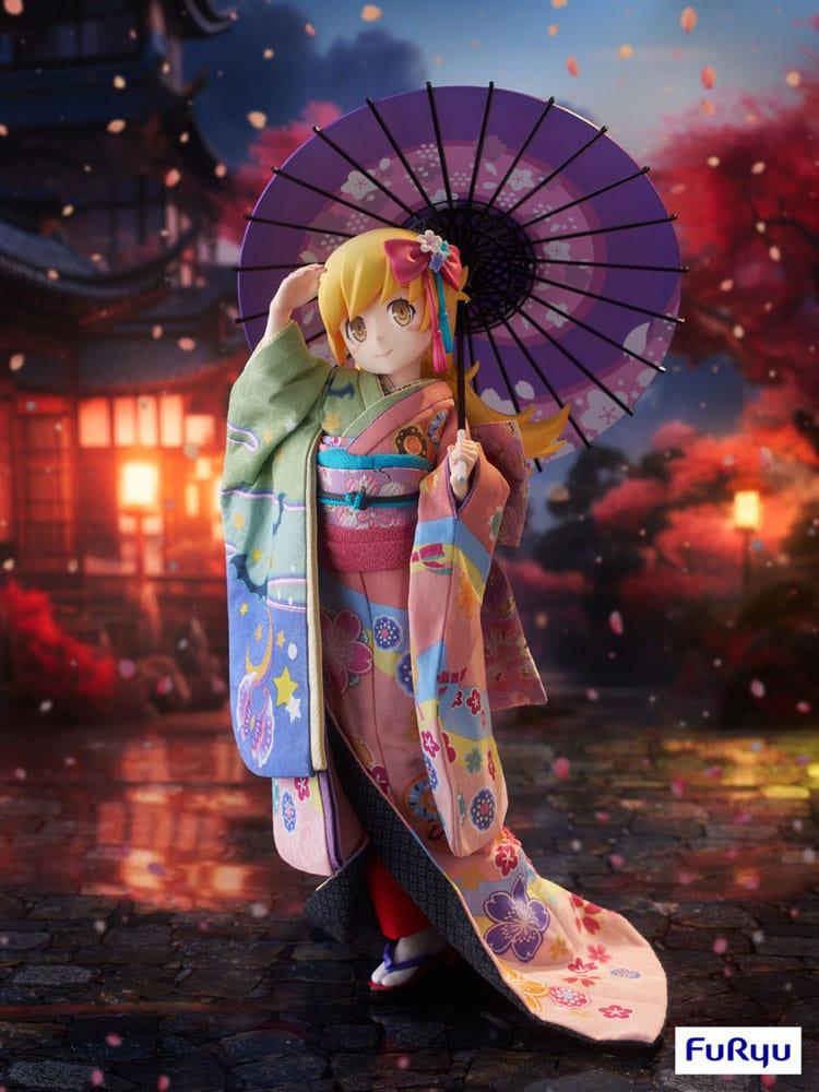 Monogatari PVC Statue 1/4 Shinobu Oshino Japanese Doll 42 cm Scalefiguren Yokina