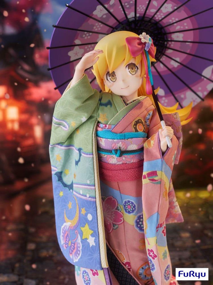 Monogatari PVC Statue 1/4 Shinobu Oshino Japanese Doll 42 cm Scalefiguren Yokina