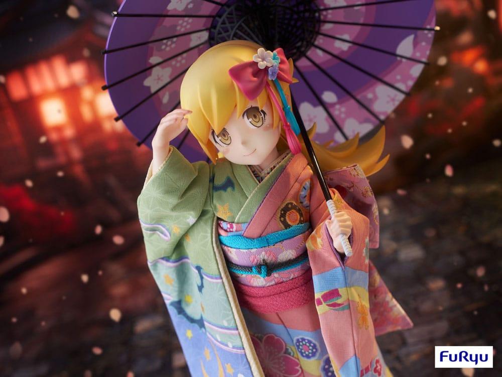 Monogatari PVC Statue 1/4 Shinobu Oshino Japanese Doll 42 cm Scalefiguren Yokina