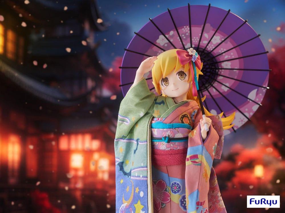 Monogatari PVC Statue 1/4 Shinobu Oshino Japanese Doll 42 cm Scalefiguren Yokina