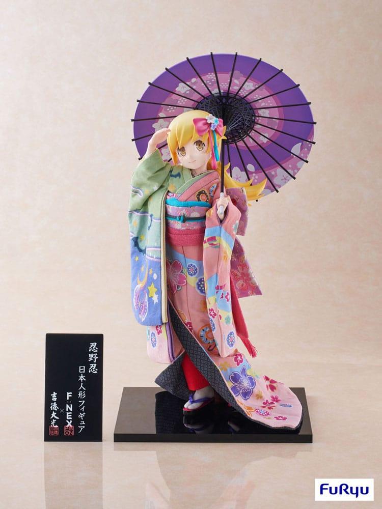Monogatari PVC Statue 1/4 Shinobu Oshino Japanese Doll 42 cm Scalefiguren Yokina
