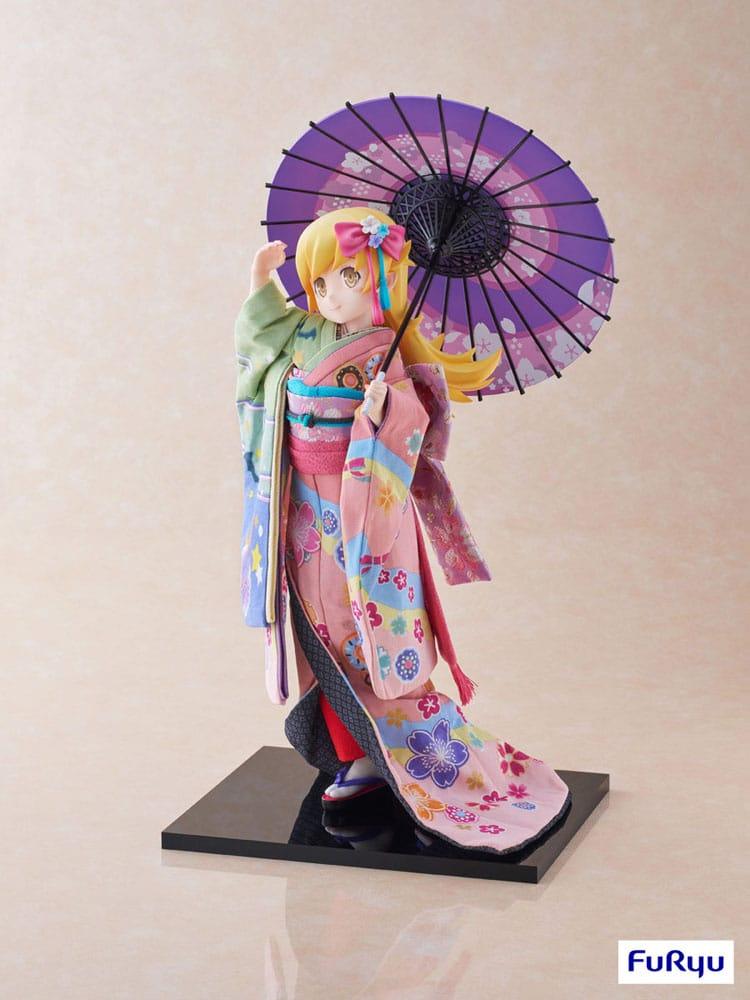 Monogatari PVC Statue 1/4 Shinobu Oshino Japanese Doll 42 cm Scalefiguren Yokina