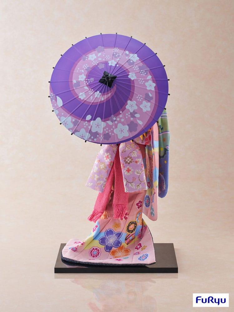 Monogatari PVC Statue 1/4 Shinobu Oshino Japanese Doll 42 cm Scalefiguren Yokina