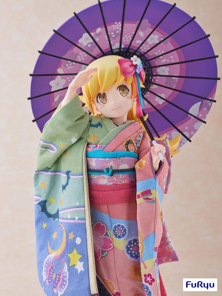Monogatari PVC Statue 1/4 Shinobu Oshino Japanese Doll 42 cm Scalefiguren Yokina