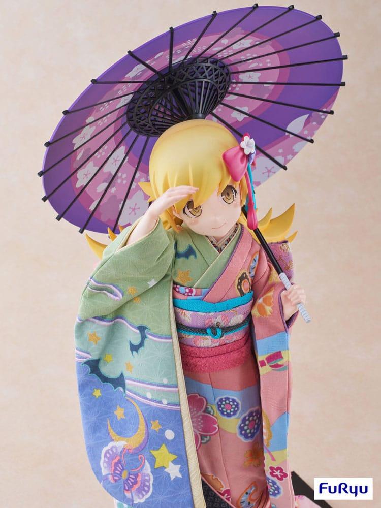 Monogatari PVC Statue 1/4 Shinobu Oshino Japanese Doll 42 cm Scalefiguren Yokina