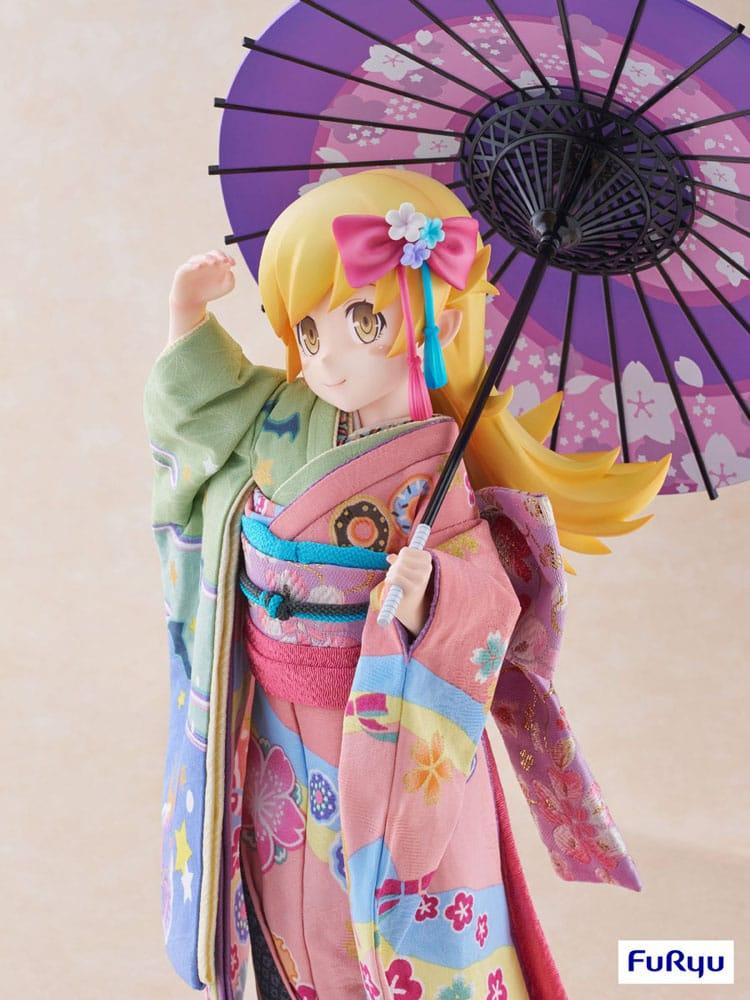 Monogatari PVC Statue 1/4 Shinobu Oshino Japanese Doll 42 cm Scalefiguren Yokina