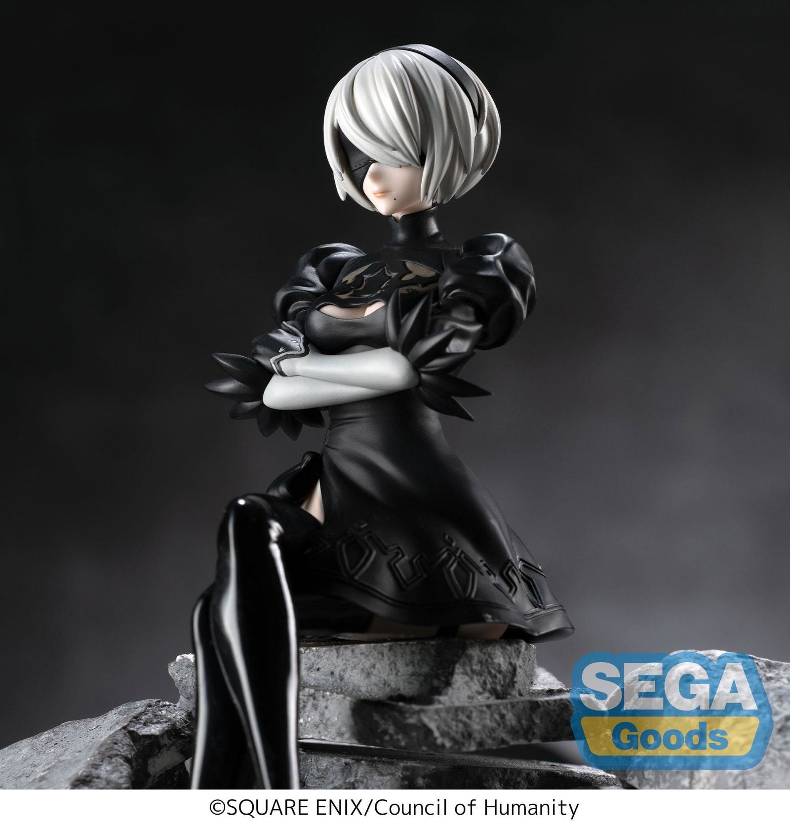 NieR: Automata Ver1.1a PM Perching PVC Statue 2B 13 cm Prizefiguren Yokina