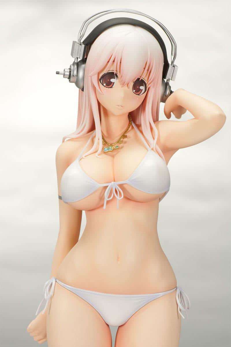 Nitro Super Sonic PVC Statue 1/5 Super Sonico Sonicomi Package Version 33 cm (re-run) Scalefiguren Yokina