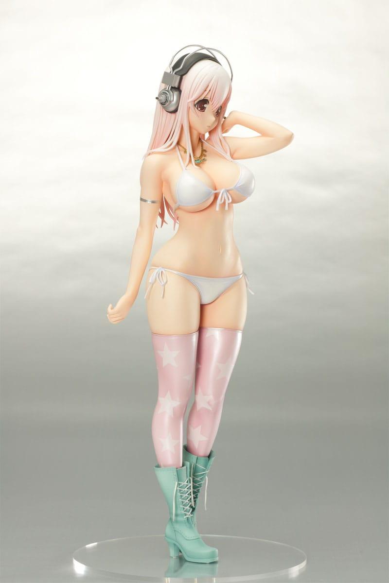 Nitro Super Sonic PVC Statue 1/5 Super Sonico Sonicomi Package Version 33 cm (re-run) Scalefiguren Yokina