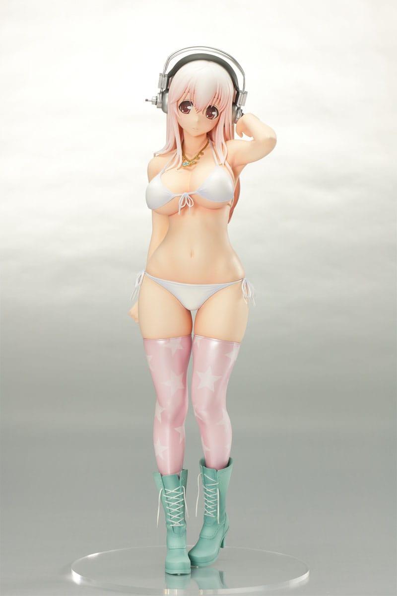 Nitro Super Sonic PVC Statue 1/5 Super Sonico Sonicomi Package Version 33 cm (re-run) Scalefiguren Yokina