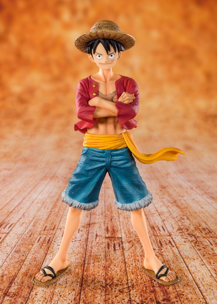 One Piece FiguartsZERO PVC Statue Strohhut Ruffy 14 cm Prizefiguren Yokina