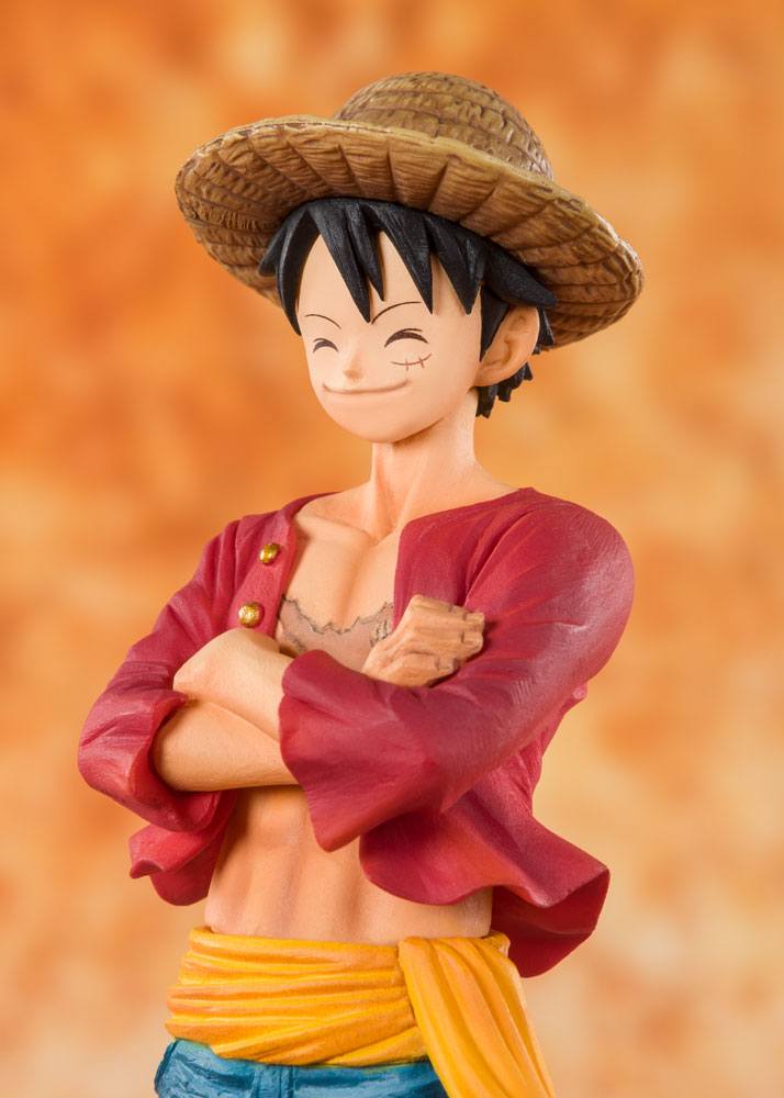 One Piece FiguartsZERO PVC Statue Strohhut Ruffy 14 cm Prizefiguren Yokina