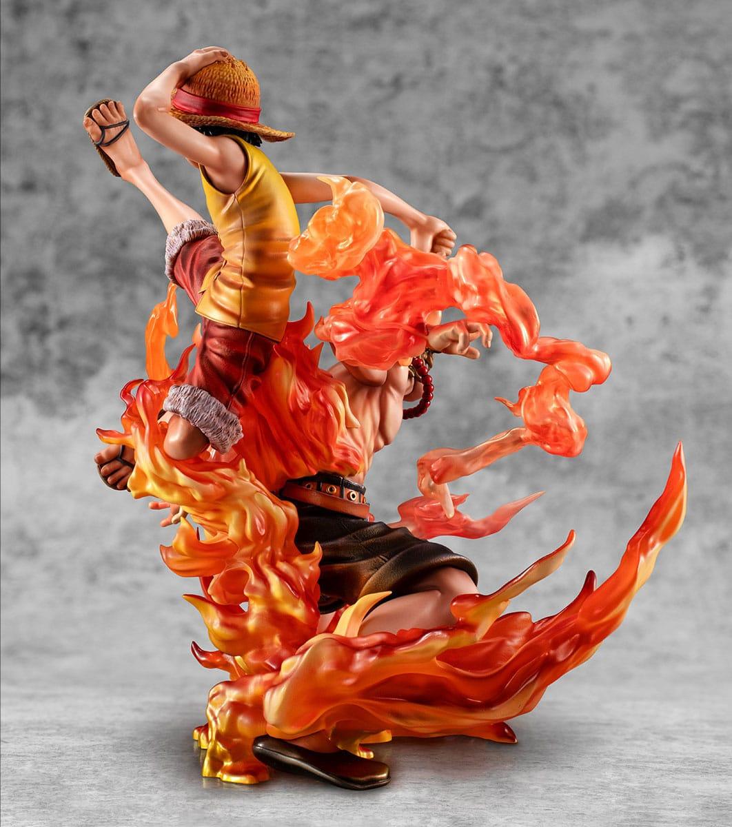 One Piece P.O.P PVC Statue NEO-Maximum Luffy & Ace Bond between brothers 20th Limited Ver. 25 cm Prizefiguren Yokina