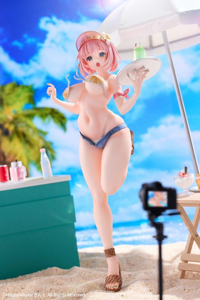 Original Illustration PVC Statue 1/7 Summer Waiter illustration by Kink Limited Edition 25 cm Scalefiguren Yokina