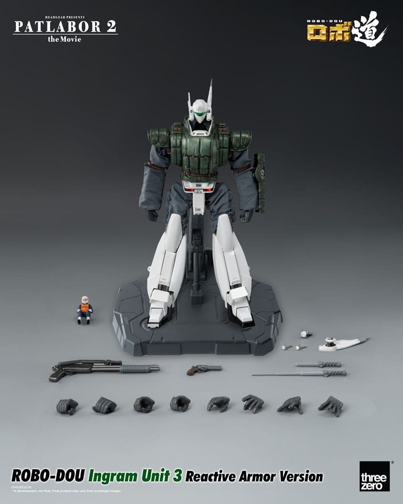 Patlabor 2: The Movie Robo-Dou Actionfigur Ingram Unit 3 Reactive Armor Version 23 cm Figmas Yokina