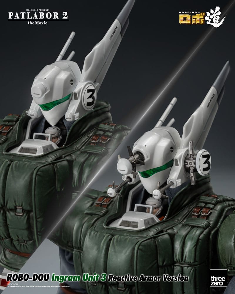 Patlabor 2: The Movie Robo-Dou Actionfigur Ingram Unit 3 Reactive Armor Version 23 cm Figmas Yokina