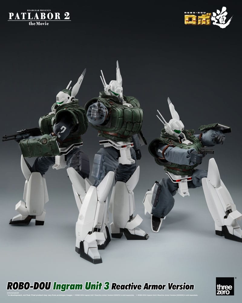 Patlabor 2: The Movie Robo-Dou Actionfigur Ingram Unit 3 Reactive Armor Version 23 cm Figmas Yokina