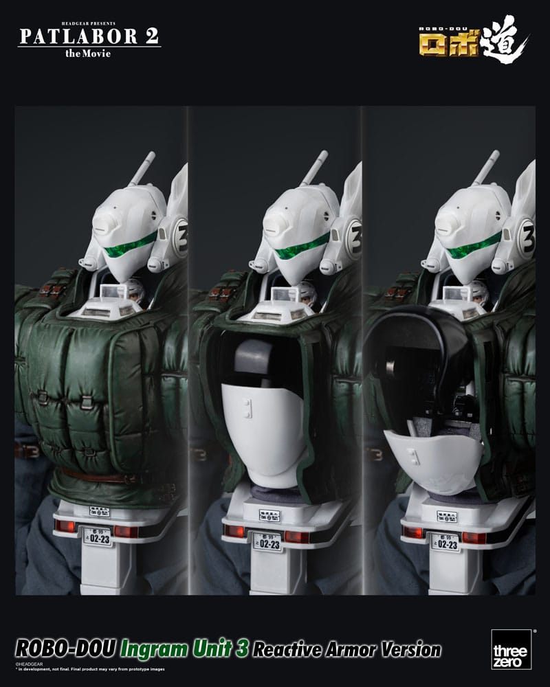 Patlabor 2: The Movie Robo-Dou Actionfigur Ingram Unit 3 Reactive Armor Version 23 cm Figmas Yokina
