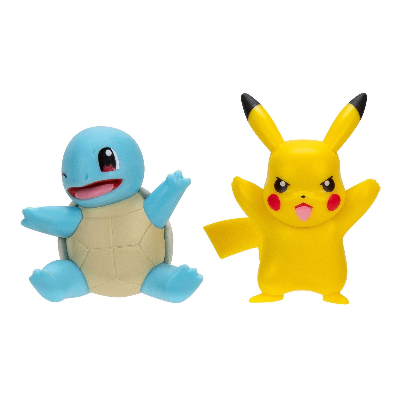 Pokémon Battle Figure First Partner Set Figuren 2er-Pack Shiggy #2, Pikachu #9 Minifiguren Yokina