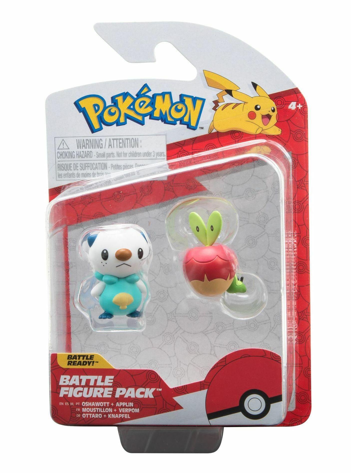 Pokémon Battle Figure Set Figuren 2er-Pack Knapfel, Ottaro Minifiguren Yokina